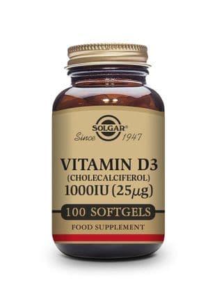 Solgar Vitamin D3 1000iu 100 softgels