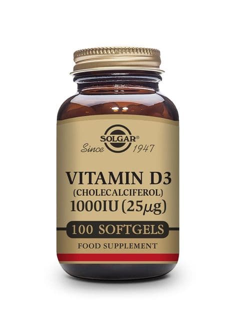 Solgar Vitamin D3 1000iu 100 softgels