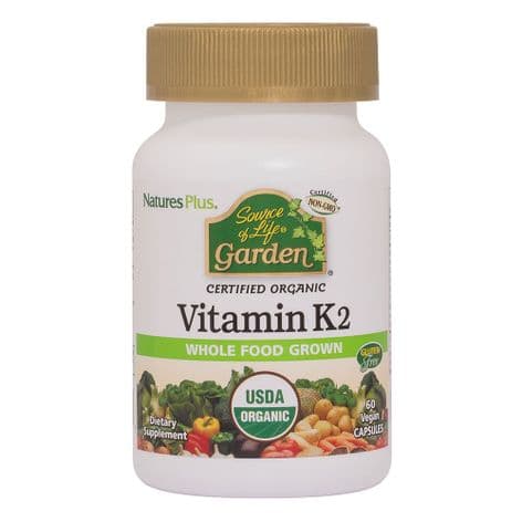 Source of Life Garden Vitamin K2 120 mcg Vcaps (Vegan)