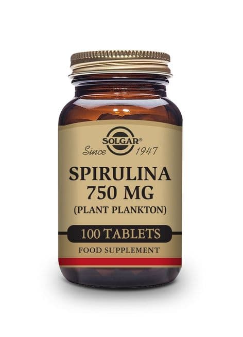 Spirulina 750mg Tablets-Pack of 100