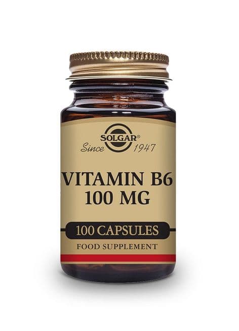 Vitamin B6 100 mg Vegetable Capsules