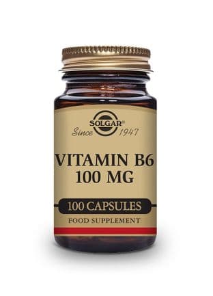 Vitamin B6 100 mg Vegetable Capsules