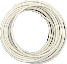 10m x White Coaxial Coax cable Low Loss Foam Filled 75 Ohms Impedance