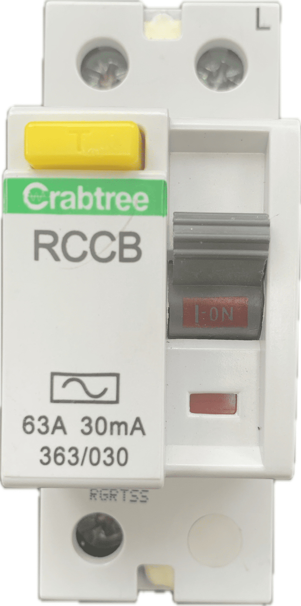 363/030 Crabtree RCD RCCB 63A 30mA for Starbreaker Consumer Units 2