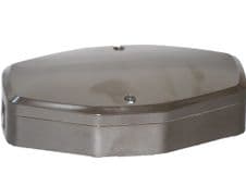 60 Amp 3 Terminal Junction Box JB Brown for Cooker and Shower Cable Joints