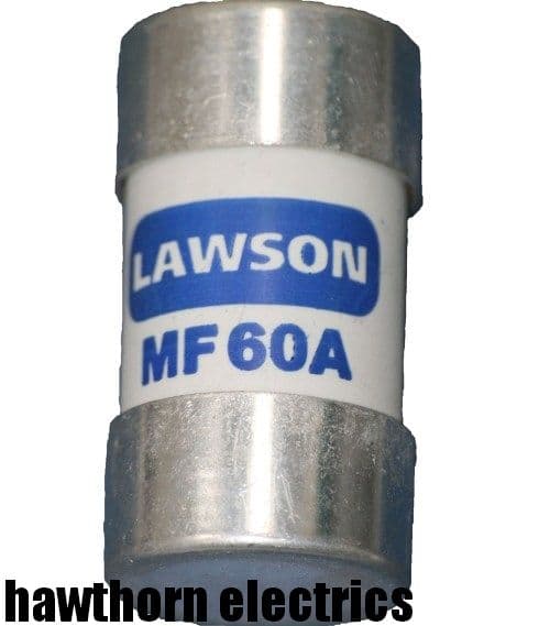 60 Amp House Service Cutout Cartridge Fuse BS1361 MF60 60LR85 60A Now