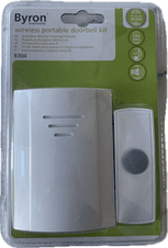 Byron Wireless Portable Door Bell Kit B304 50m Range