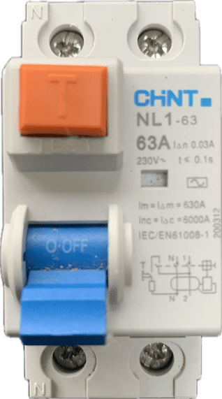 Chint NL1-63 63A 30mA RCD 230v AC BS EN 61008-1