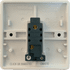 Click CMA010 1 Gang 1 Way Light Switch Plate Switch White 10 Amp