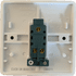 Click CMA011 1 Gang 2 Way Light Switch Plate Switch White 10 Amp