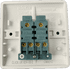 Click CMA012  2 Gang 2 Way Light Switch Plate Switch White 10 amp