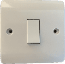 Click cma025 Intermediate 10 Amp Light Switch White