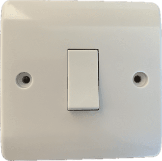 Click cma025 Intermediate 10 Amp Light Switch White