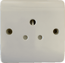 Click CMA038 5 amp 3 Pin Unswitched Socket Outlet Three Pin Socket Outlet