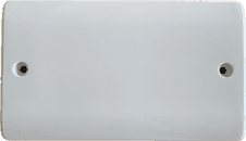 Click CMA061  Double Blanking Plate Twin Blank Plate White