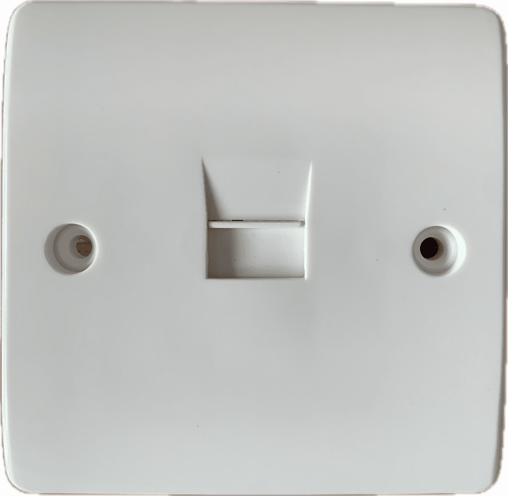 Telephone Ext Socket Click CMA124 Telephone Extension Socket White