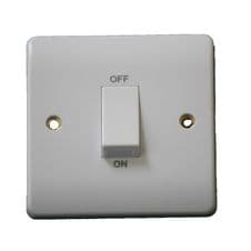 Click CMA500 45 Amp DP Double Pole Switch Control Switch White