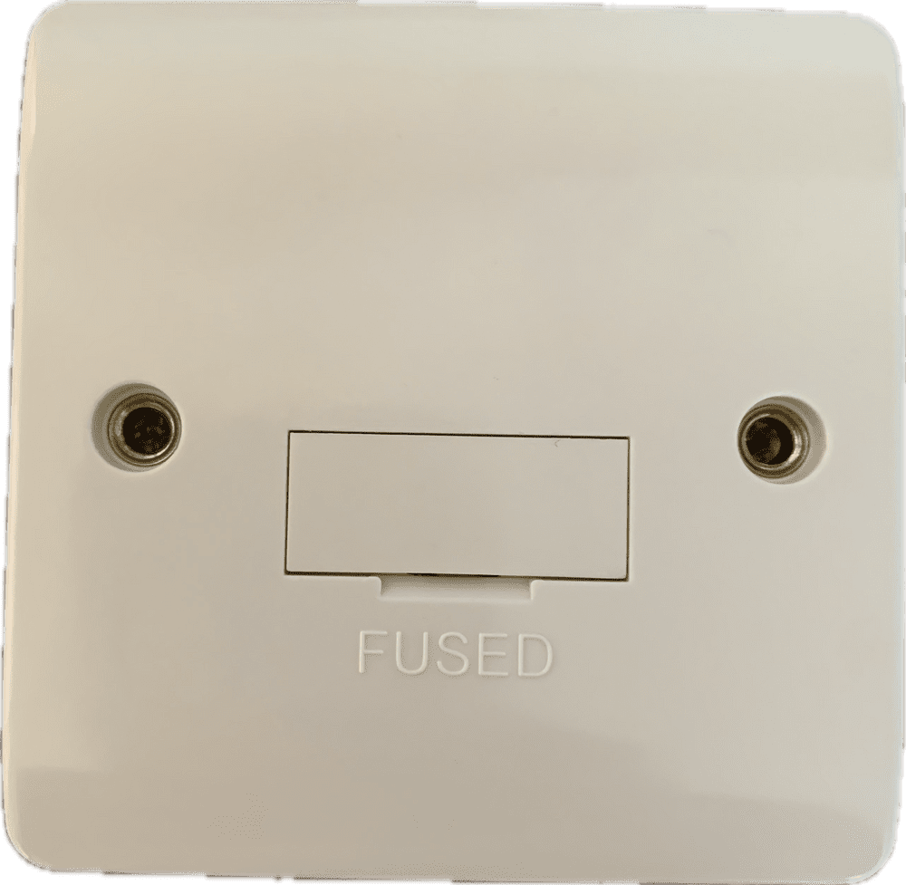 Click CMA650 13 amp Unswitched Fused Connection Unit Spur White