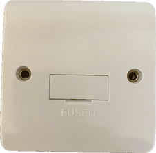 Click CMA650 13 amp Unswitched Fused Connection Unit Spur White