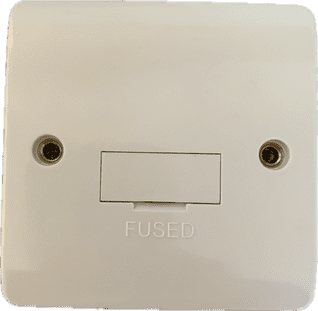 Click CMA650 13 amp Unswitched Fused Connection Unit Spur White