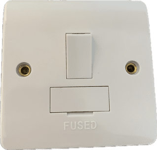 Click CMA651 13 amp Switched Fused Connection Unit Spur White