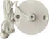 Click PRC009 10 Amp 2 Way Ceiling Switch Pull cord Switch White