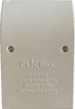 Click PRW217 45a Easyfit Dual Appliance Outlet Plate