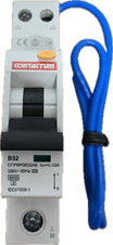 Contactum B32A 30mA RCBO Class A 6 KA B Curve Compact