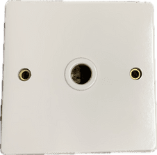 Crabtree 4075 20 amp Cord Outlet Plate