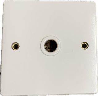 Crabtree 4075 20 amp Cord Outlet Plate