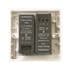 Dimmer Switch 2 Gang 2 Way Rotary Control 400w 400VA Push ON/OFF White