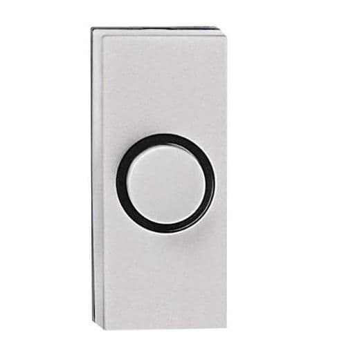 Friedland D814 Sesame White Door Bell Push Press Switch Button