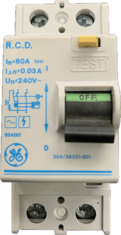 GEC 80amp 30mA Vynicker GE 304/28031-601 BS4293 Type AC RCD For GE ...