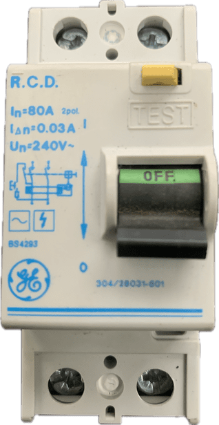 GEC 80amp 30mA Vynicker GE 304/28031-601 BS4293 Type AC RCD For GE ...