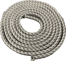 Iron Flex Cable 2.5 Metres of Cotton Covered 1.0mm 3 Core Steam Iron Flex