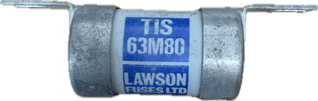 Lawson 63M80  TIS Motor Rated Fuse HRC Fuse 415V AC 80kA