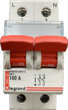 Legrand 043 36 100A DP Main Switch Disconnector AC22 for Legrand Consumer Units