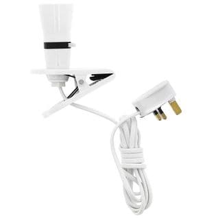 Mini Clip On Lamp Holder Light Fitting Max 60w Lamp Required