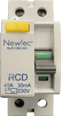 Newlec 40amp 30mA RCD NLRCD4030A IEC BS EN 61008 230V