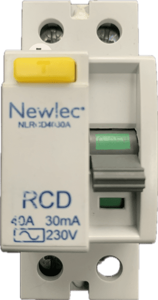 Newlec 40amp 30mA RCD NLRCD4030A IEC BS EN 61008 230V