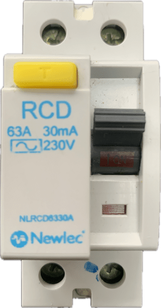 Newlec 63amp 30mA RCD NLRCD6330A IEC BS EN 61008 230V