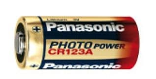 Panasonic CR123 3v Lithium Photo Power Battery
