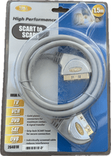 SLx Gold Plated High Performance Scart to Scart Lead 1.5 Metre