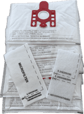 Vacuum Bags For Miele FJM 5 x Bags 2 x Filters Hi Filtration Bags S241-S256i