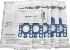 Vacuum Bags For Miele GN 5 x Bags 2 x Filters Hi Filtration Bags S600-S658 Classic C1 Complete C2 C3
