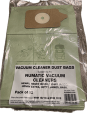 Vacuum Cleaner Bags for Numatic Henry Hetty James Basil