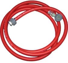 Washing Machine Hot Fill Hose Dishwasher Infill Hose 1.5m Red