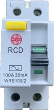 Wylex RCD WRS 100/2 100A 30mA BS EN 61008 Type AC For Wylex Consumer Units