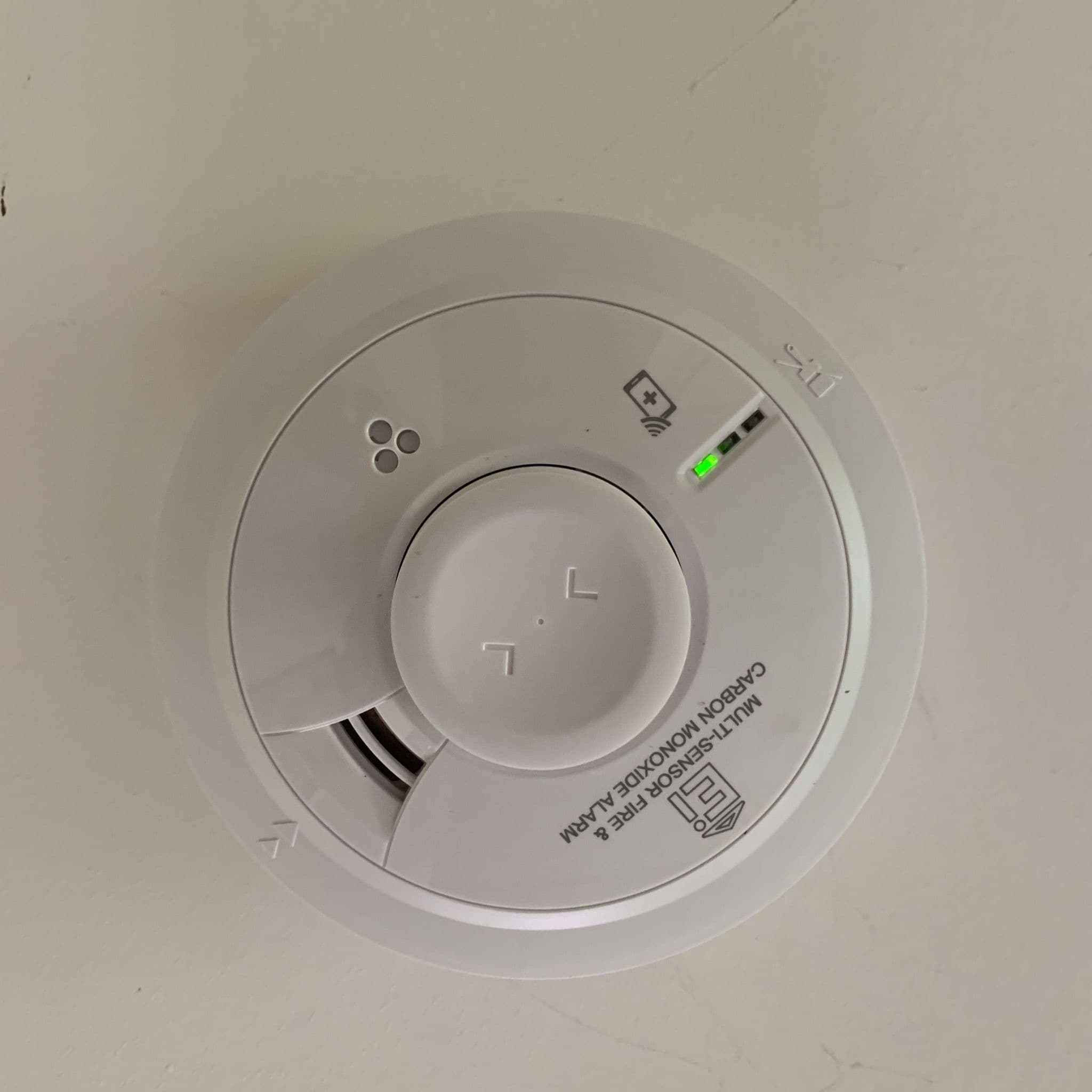 Mains Operated Interlinked Combined Smoke, Heat and Carbon Monoxide Fire Alarm (Fitted By Hawthorn Electrics)
