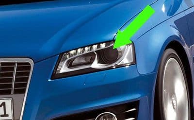 AUDI A3 8P BI-XENON HEADLIGHTS WITH LED DRLs  (2008 - 2013)